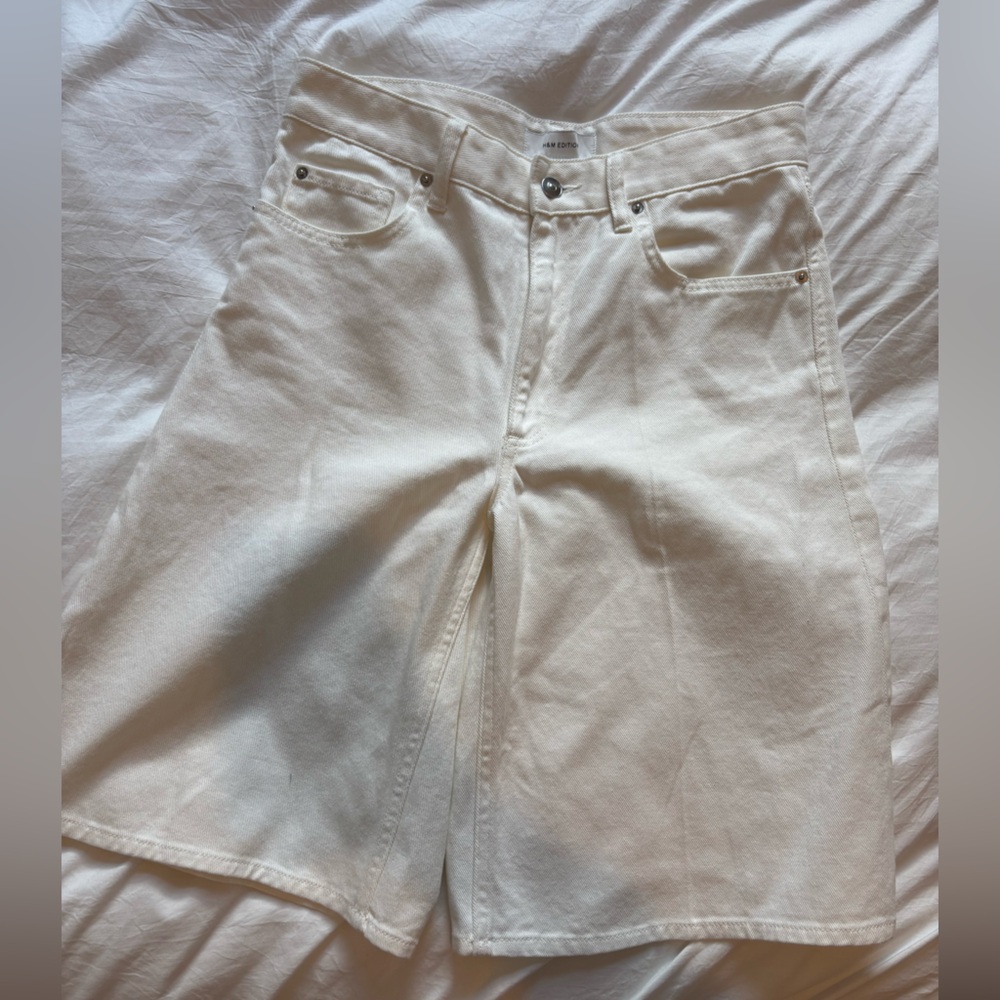 White Long Shorts
